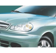 Реснички на фары Daewoo Lanos 96- (Spirit)