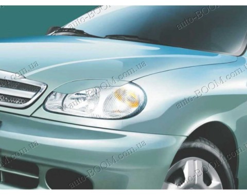 Реснички на фары Daewoo Sens 02- (Spirit)