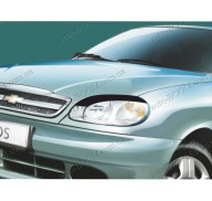 Реснички на фары Daewoo Lanos 96- (Spirit)