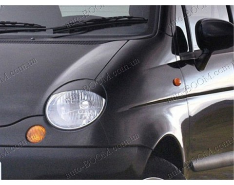 Реснички на фары Daewoo Matiz 98-04 (Spirit)