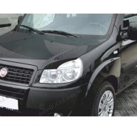 Реснички на фары Fiat Doblo 04-10 (Spirit)
