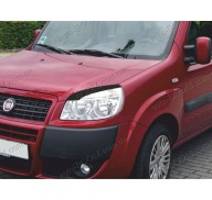 Реснички на фары Fiat Doblo 04-10 (Spirit)