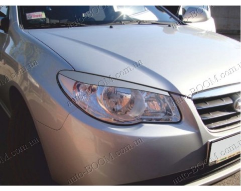 Реснички на фары Hyundai Elantra 4 06-11 (Spirit)