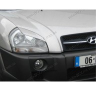 Реснички на фары Hyundai Tucson 04- (Spirit)