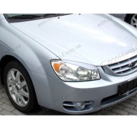 Реснички на фары Kia Cerato 03-06 (Spirit)