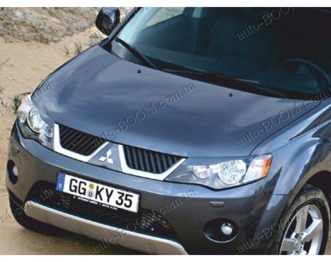 Реснички на фары Mitsubishi Outlander 2 XL 06- (Spirit)
