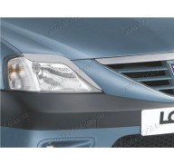 Реснички на фары Renault Logan 04-13 (Spirit)