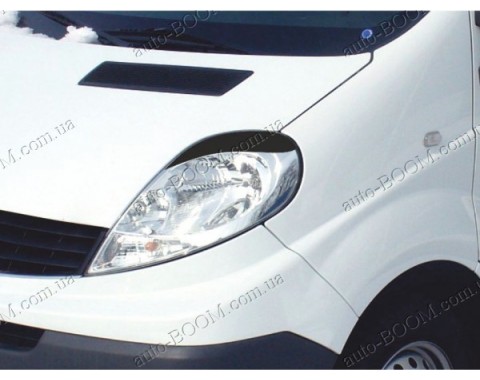 Реснички на фары Renault Trafic 01- (Spirit)