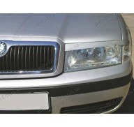 Реснички на фары Skoda Octavia A4 96-10 (Spirit)