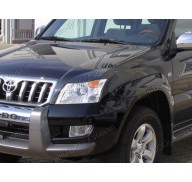 Реснички на фары Toyota Prado 120 02-09 (Spirit)