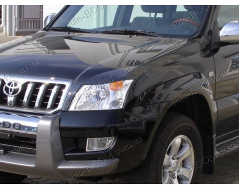 Реснички на фары Toyota Prado 120 02-09 (Spirit)