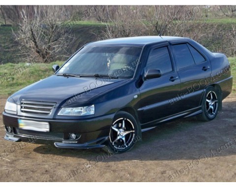 Реснички на фары Chery Amulet 03-09 (Orticar)