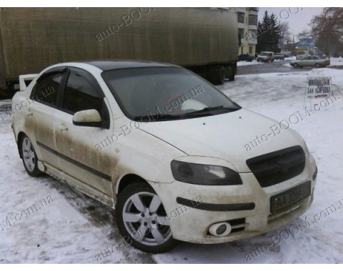 Реснички на фары Chevrolet Aveo 03-11 (Orticar)