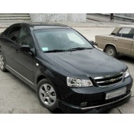 Реснички на фары Chevrolet Lacetti 04- седан широкие (Orticar)