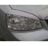 Реснички на фары Chevrolet Lacetti 04- седан узкие (Orticar)