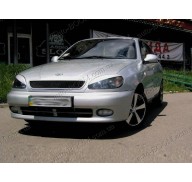 Реснички на фары Daewoo Lanos 96- широкие (Orticar)