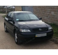 Реснички на фары Opel Astra G 97-04 (Orticar)