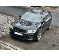 Реснички на фары Skoda Octavia A5 09-13 (Orticar)