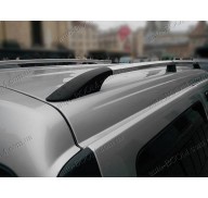 Рейлинги на крышу Renault Trafic 01-14 длинная база, Space Grey, abs