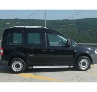 Рейлинги на крышу VW Caddy MAXI 3 04- серые, abs