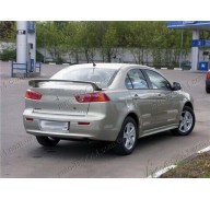 Спойлер на крышку багажника Mitsubishi Lancer X 10 07- Завод (Orticar)