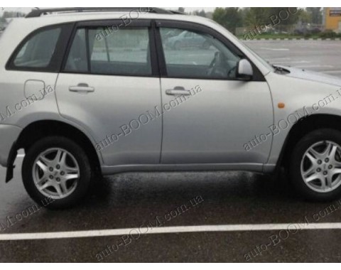 Дефлекторы окон на Chery Tiggo 11- (Cobra Tuning)