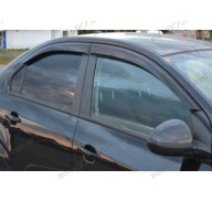 Дефлекторы окон на Chevrolet Aveo 3 12- (Cobra Tuning)