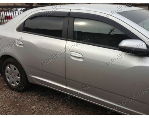 Дефлекторы окон на Chevrolet Cobalt 11- (Cobra Tuning)