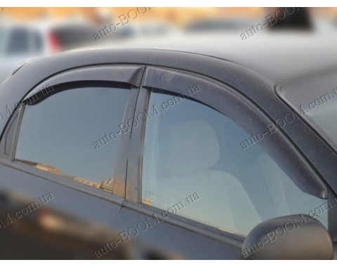 Дефлекторы окон на Chevrolet Lacetti 04- хэтчбек (Cobra Tuning)