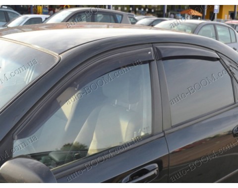 Дефлекторы окон на Chevrolet Lacetti 04- (Cobra Tuning)
