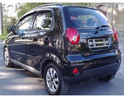 Дефлекторы окон на Chevrolet Spark 05-09 (Cobra Tuning)
