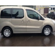 Дефлекторы окон на Citroen Berlingo 2 08- 3двери (Cobra Tuning)