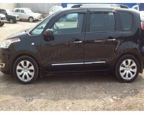 Дефлекторы окон на Citroen C3 Picasso 09- (Cobra Tuning)