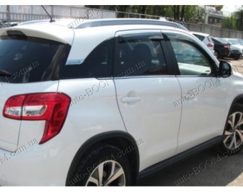 Дефлекторы окон на Citroen C4 Aircross 12- (Cobra Tuning)