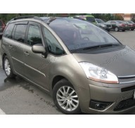 Дефлекторы окон на Citroen C4 Grand Picasso 06-13 (Cobra Tuning)