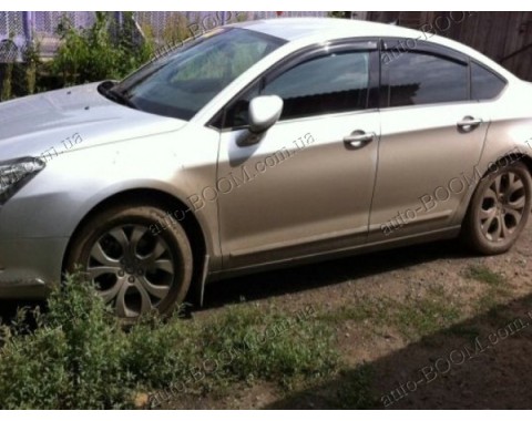 Дефлекторы окон на Citroen C5 X7 08- (Cobra Tuning)