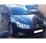 Дефлекторы окон на Citroen C5 X7 08- универсал (Cobra Tuning)