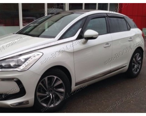 Дефлекторы окон на Citroen DS5 11- (Cobra Tuning)