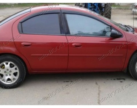 Дефлекторы окон на Dodge Neon 2 99-05 (Cobra Tuning)