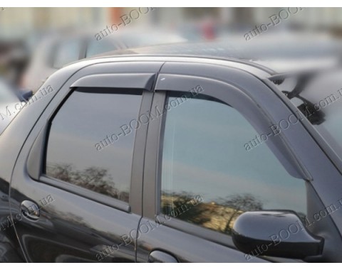 Дефлекторы окон на Fiat Albea 02-11 (Cobra Tuning)