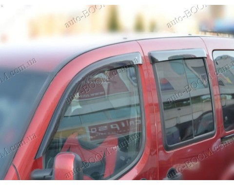 Дефлекторы окон на Fiat Doblo Cargo 00- 5дверей (Cobra Tuning)