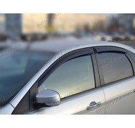Дефлекторы окон на Ford Focus 2 05-10 хэтчбек 5дверей (Cobra Tuning)