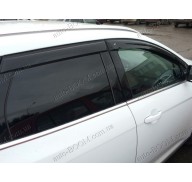 Дефлекторы окон на Ford Focus 3 11- универсал (Cobra Tuning)