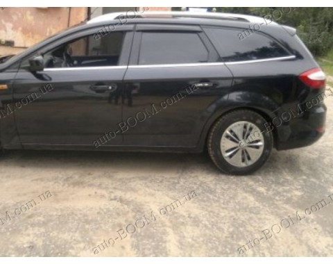 Дефлекторы окон на Ford Mondeo 4 07-13 универсал (Cobra Tuning)