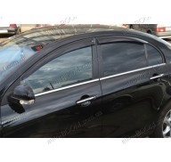 Дефлекторы окон на Geely Emgrand 11- (Cobra Tuning)