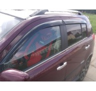 Дефлекторы окон на Geely MK Cross 10- (Cobra Tuning)
