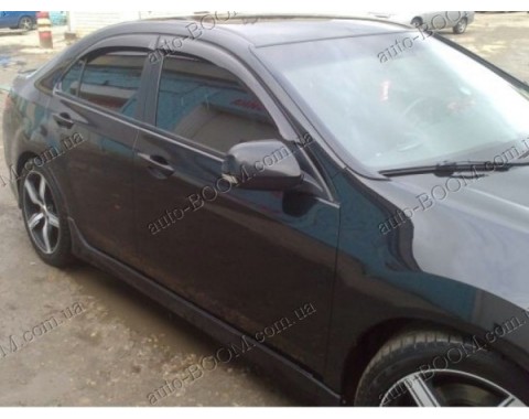 Дефлекторы окон на Honda Accord 8 08-13 (Cobra Tuning)