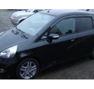 Дефлекторы окон на Honda Jazz 01-08 (Cobra Tuning)