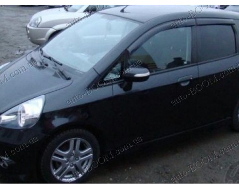 Дефлекторы окон на Honda Jazz 01-08 (Cobra Tuning)