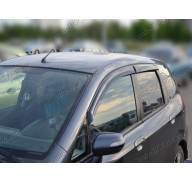 Дефлекторы окон на Honda Jazz 2 08- (Cobra Tuning)